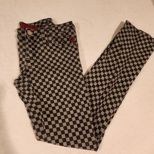 Tripp nyc checkerboard jeans size 7